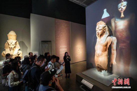 “古埃及文明大展”在香港迎来首批参观民众